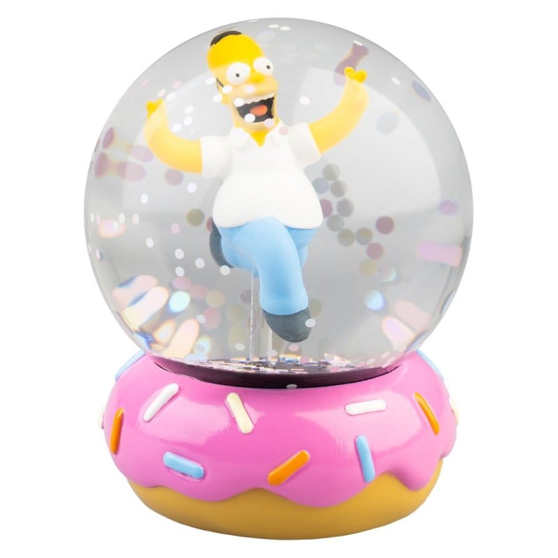 The Simpsons Snow Globe Homer Simpson Donut 10 cm