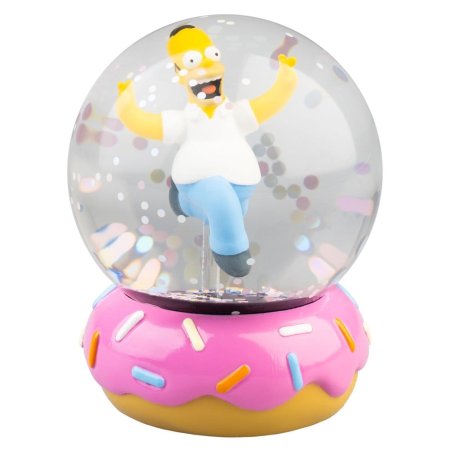 The Simpsons Snow Globe Homer Simpson Donut 10 cm