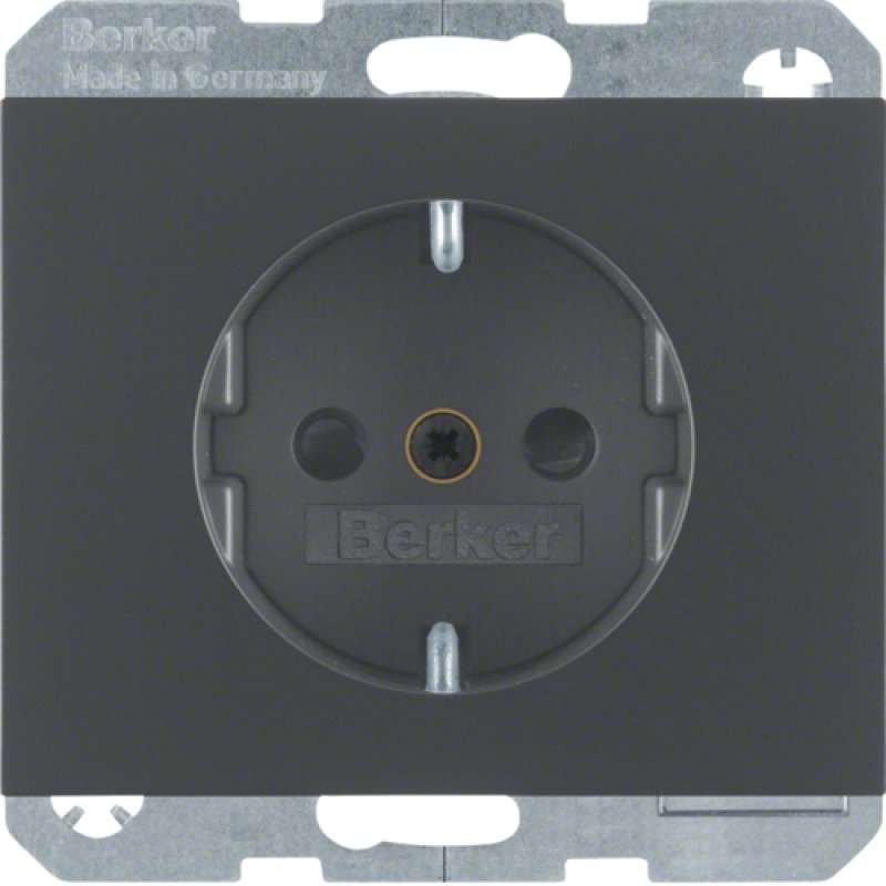 Hager 47357006 socket-outlet Anthracite