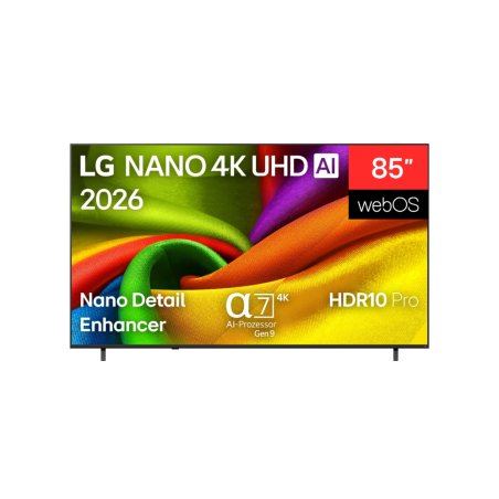 TV LG NANO 4K UHD AI 85NU8E0B3LA 85" 4K UHD 60HZ SMART TV WebOS HDR10