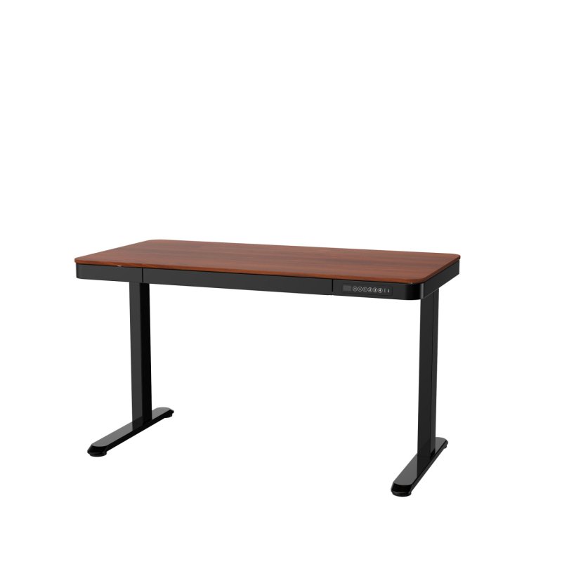 ACTIVEJET desk with electric height adjustment 120x60 ET119S black/walnut