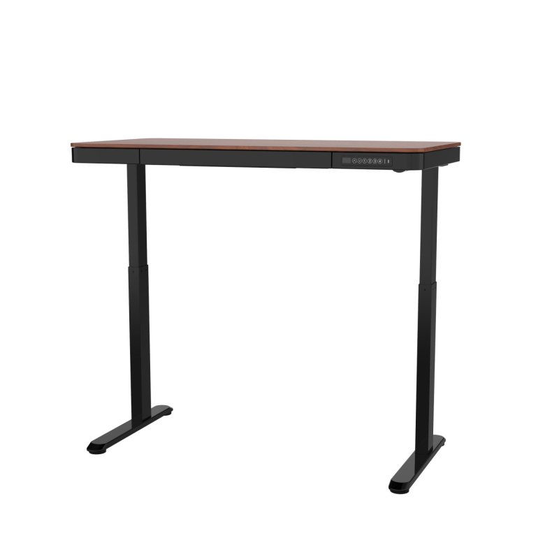 ACTIVEJET desk with electric height adjustment 120x60 ET119S black/walnut