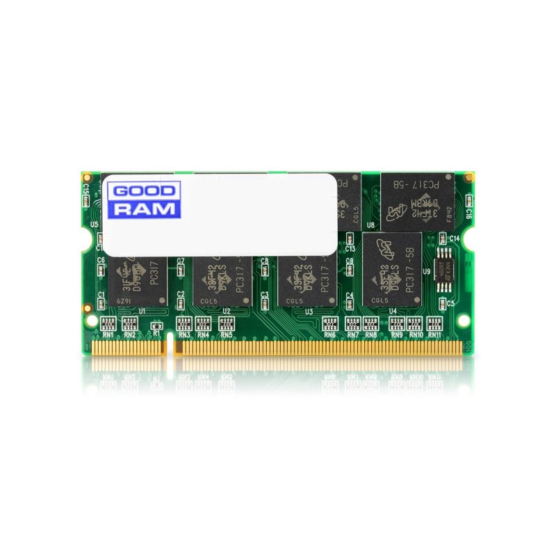 Goodram 2GB DDR2 SO-DIMM module de mémoire 2 Go 1 x 2 Go 200-pin SO-DIMM