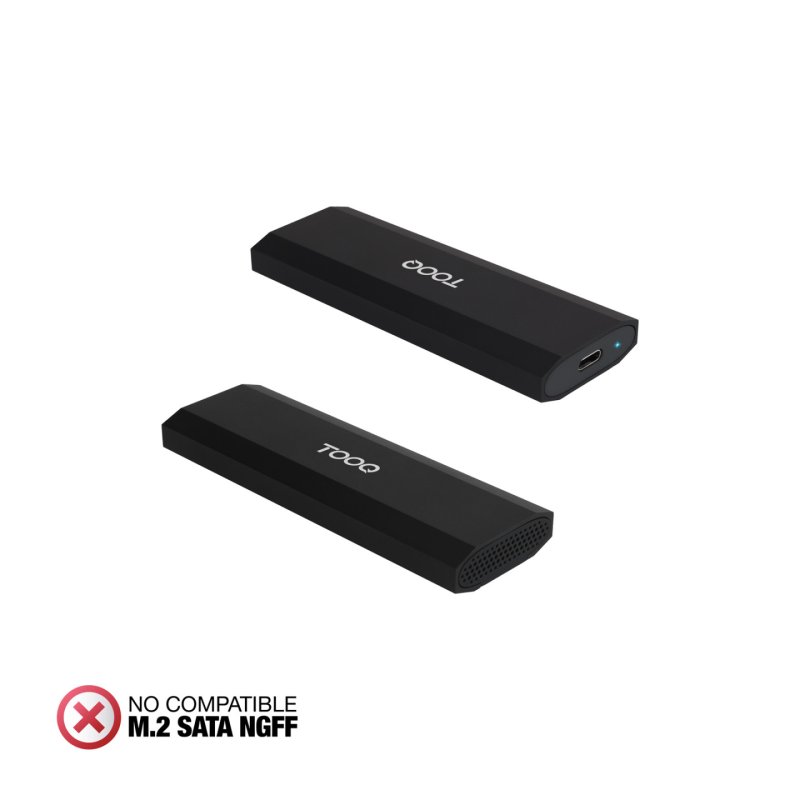 TooQ TQE-2231B storage drive enclosure SSD enclosure Black M.2