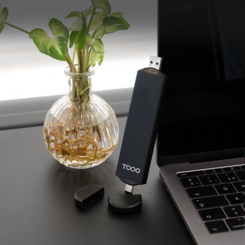 TooQ TQE-2240B Boîtier de disques de stockage Enceinte ssd Noir M.2