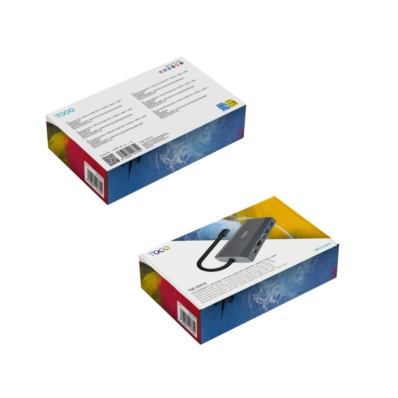 TooQ TQE-2241G storage drive enclosure SSD enclosure Grey M.2