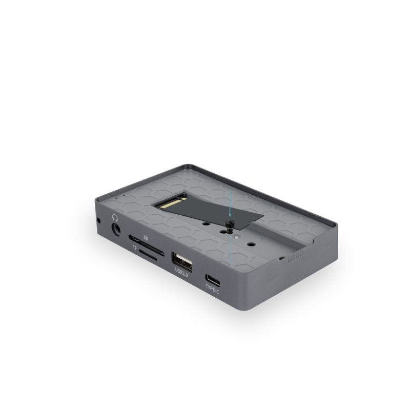 TooQ TQE-2242G storage drive enclosure SSD enclosure Grey M.2