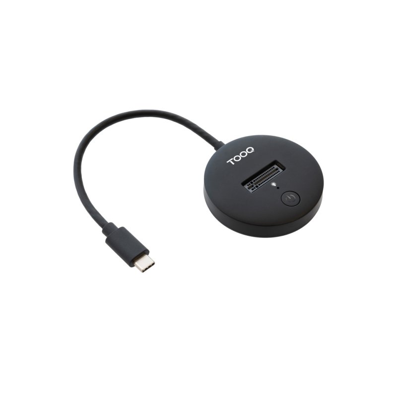 TooQ TQDS-100B Station d'accueil de disques de stockage USB 3.2 Gen 2 (3.1 Gen 1) Type-C Noir