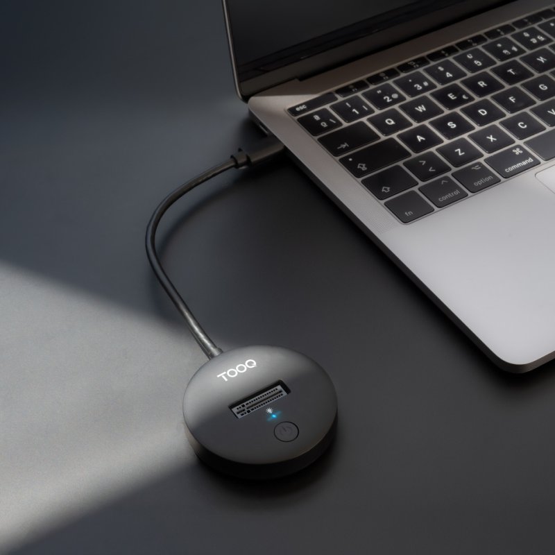 Station d'accueil USB-C 3.2 TooQ TQDS-100B pour Nvme (Noir)