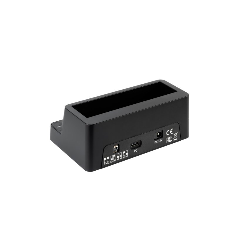 Station d'accueil USB-C 3.2 TooQ TQDS-502B pour x2 Nvme x1 Sata (Noir)