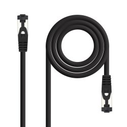 Nanocable 10.20.2000-L25-BK networking cable Black 0.25 m Cat8.1 S/FTP (S-STP)