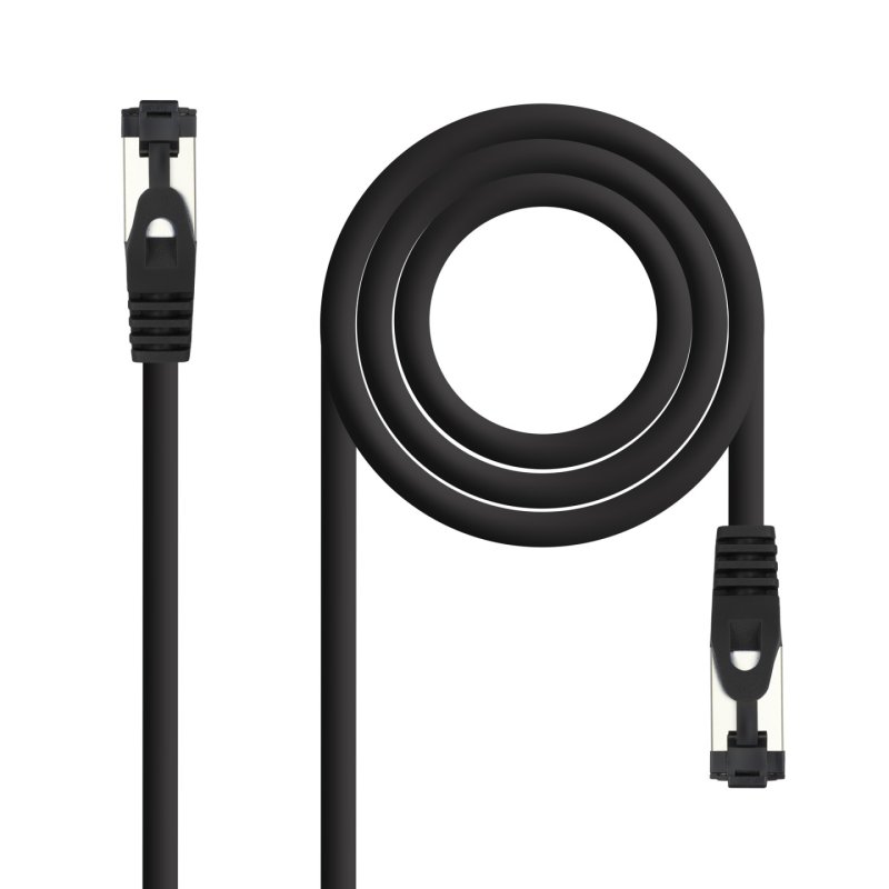 Câble/Cordon réseau RJ45 Nanocable Catégorie 8 SSTP (S/FTP) 20m (Noir)