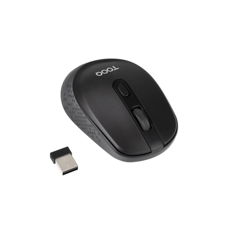 TooQ TQMW-1101-B souris Universel Droitier RF sans fil Optique 1600 DPI