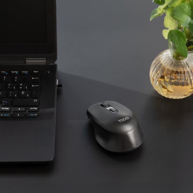 TooQ TQMW-1101-B souris Universel Droitier RF sans fil Optique 1600 DPI