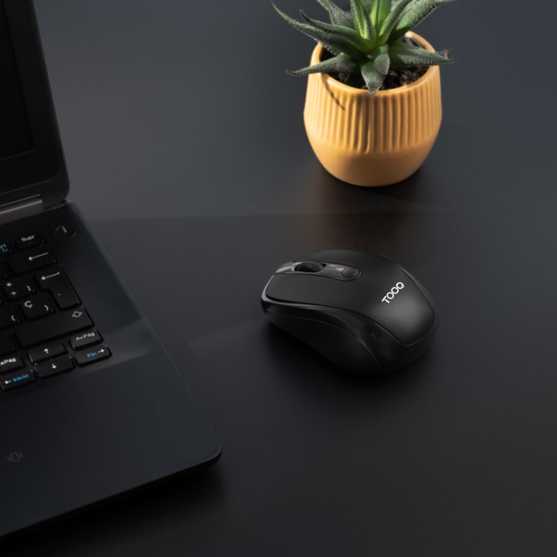 Souris sans fil Tooq TQMW-1103-B (Noir)
