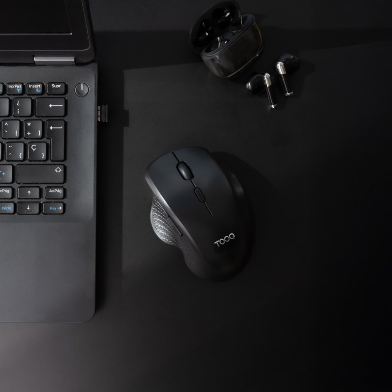 TooQ TQMWG-1105-B souris Universel Droitier RF sans fil Optique 1600 DPI