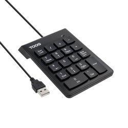 TooQ TQK-2001-B clavier Bureau USB Non Noir
