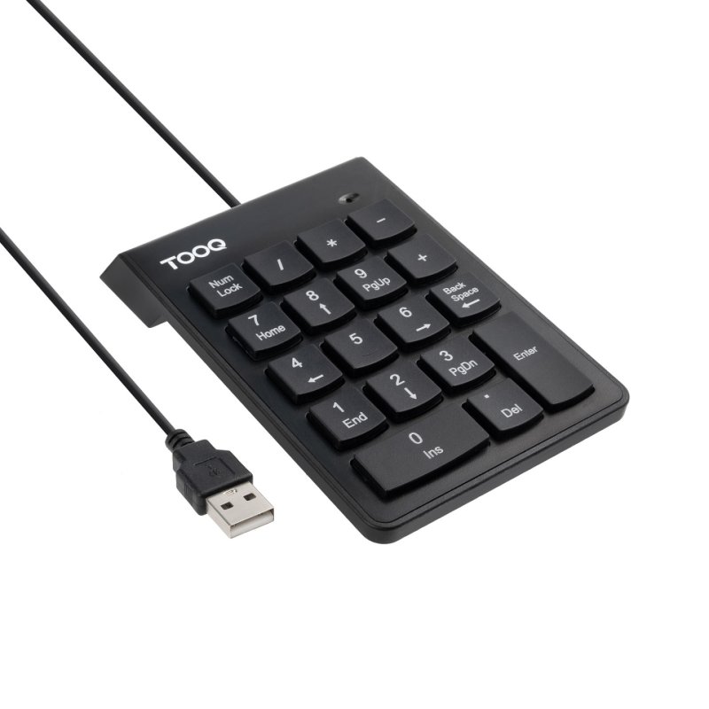 TooQ TQK-2001-B keyboard Office USB No Black