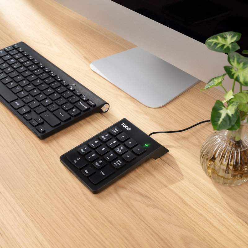TooQ TQK-2001-B keyboard Office USB No Black