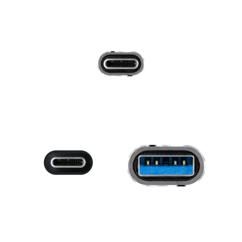 Nanocable Câble USB 3.2 Gen2X2 20Gbps 5A/100W, USB-C USB-A/M vers USB-C/M, 1.5m