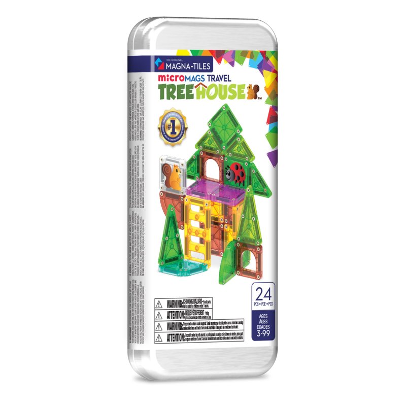 Magna Tiles - microMAGS Treehouse Travel 24-Piece (90480)