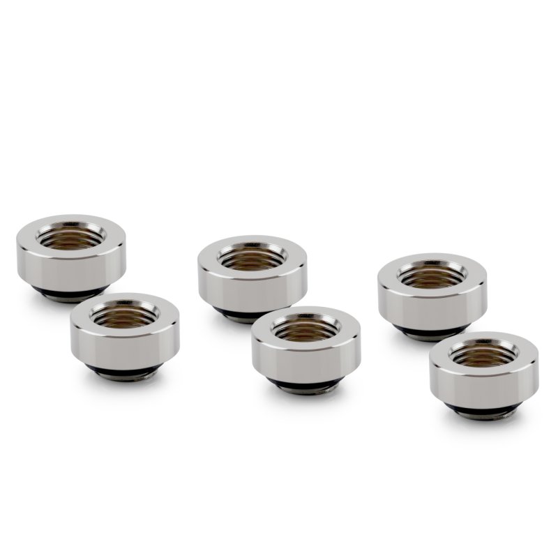 Thermal Grizzly DeltaMate Verlängerung - MF7 Glanz Nickel (6er-Pack)