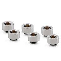 Thermal Grizzly DeltaMate Verlängerung - MF10 Glanz Nickel (6er-Pack)