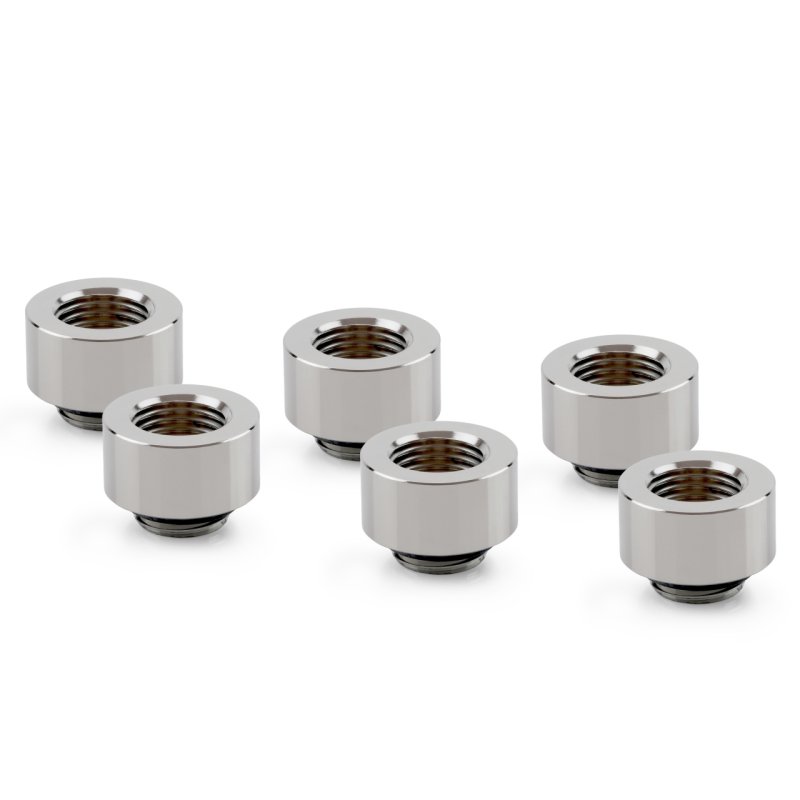 Thermal Grizzly DeltaMate Verlängerung - MF10 Glanz Nickel (6er-Pack)