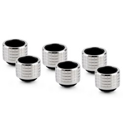 Thermal Grizzly DeltaMate Anschluss - HT16 Glanz Nickel (6er-Pack)