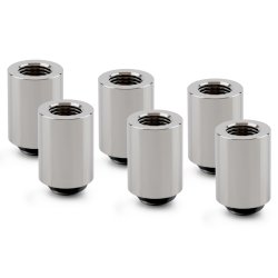 Thermal Grizzly DeltaMate Verlängerung - MF28 Glanz Nickel (6er-Pack)
