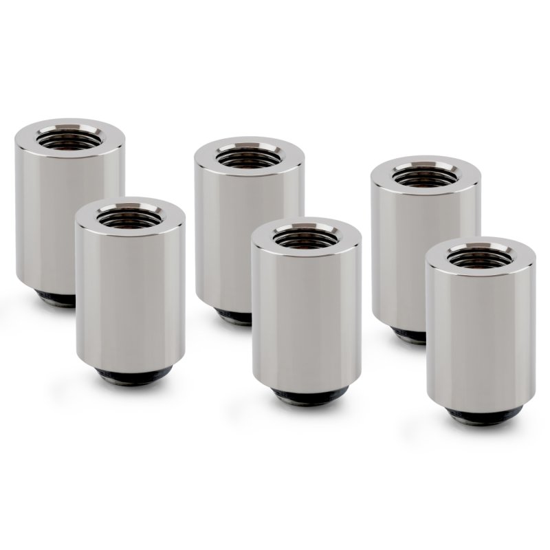 Thermal Grizzly DeltaMate Verlängerung - MF28 Glanz Nickel (6er-Pack)