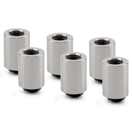Thermal Grizzly DeltaMate Verlängerung - MF28 Glanz Nickel (6er-Pack)