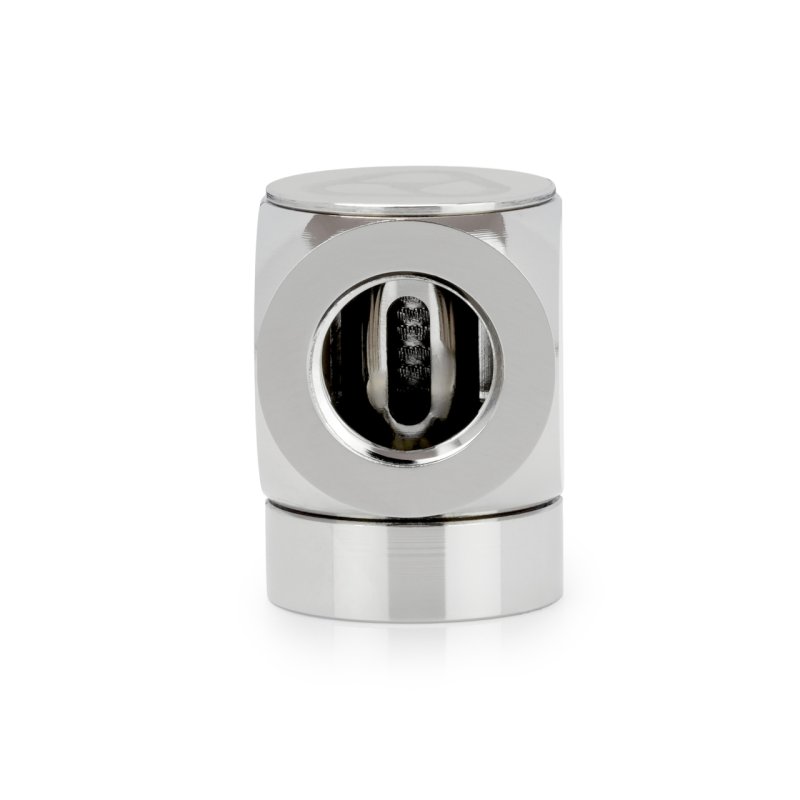 Thermal Grizzly DeltaMate Drehanschluss - FF90° Glanz Nickel
