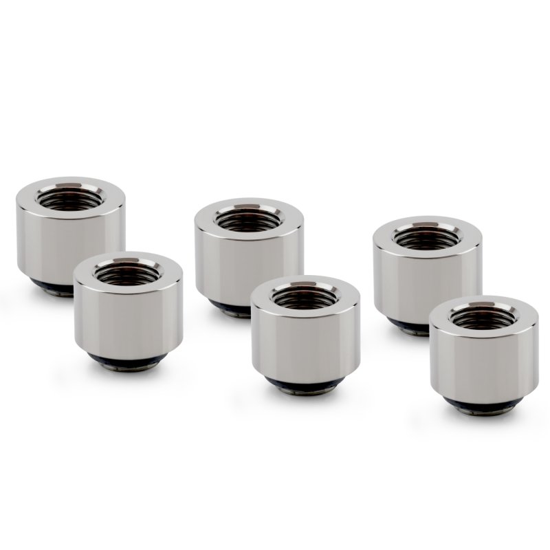Thermal Grizzly DeltaMate Verlängerung - MF14 Glanz Nickel (6er-Pack)