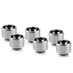 Thermal Grizzly DeltaMate Anschluss - ST16 Glanz Nickel (6er-Pack)