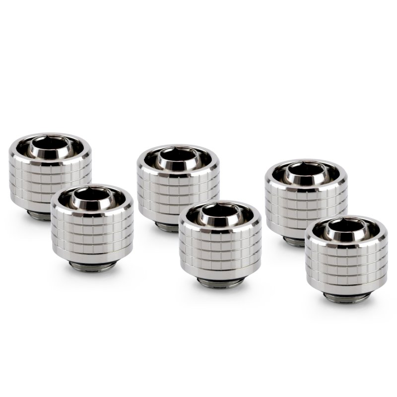 Thermal Grizzly DeltaMate Anschluss - ST16 Glanz Nickel (6er-Pack)