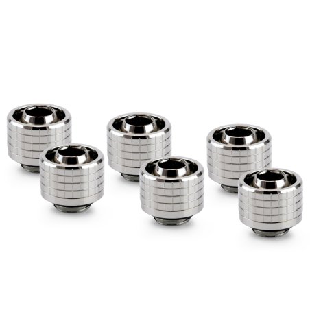 Thermal Grizzly DeltaMate Anschluss - ST16 Glanz Nickel (6er-Pack)