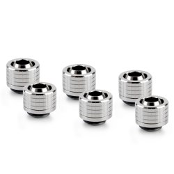 Thermal Grizzly DeltaMate Anschluss - ST13 Glanz Nickel (6er-Pack)