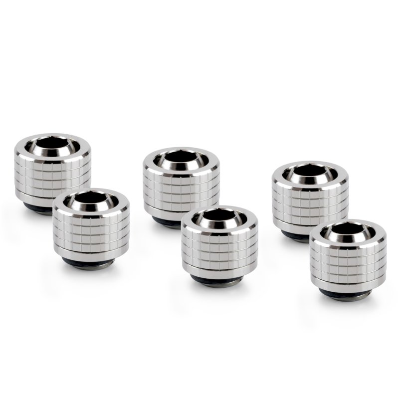 Thermal Grizzly DeltaMate Anschluss - ST13 Glanz Nickel (6er-Pack)