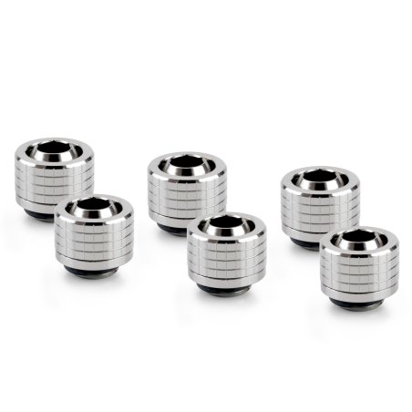 Thermal Grizzly DeltaMate Anschluss - ST13 Glanz Nickel (6er-Pack)