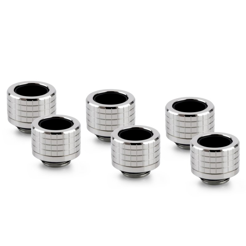 Thermal Grizzly DeltaMate Anschluss - HT14 Glanz Nickel (6er-Pack)