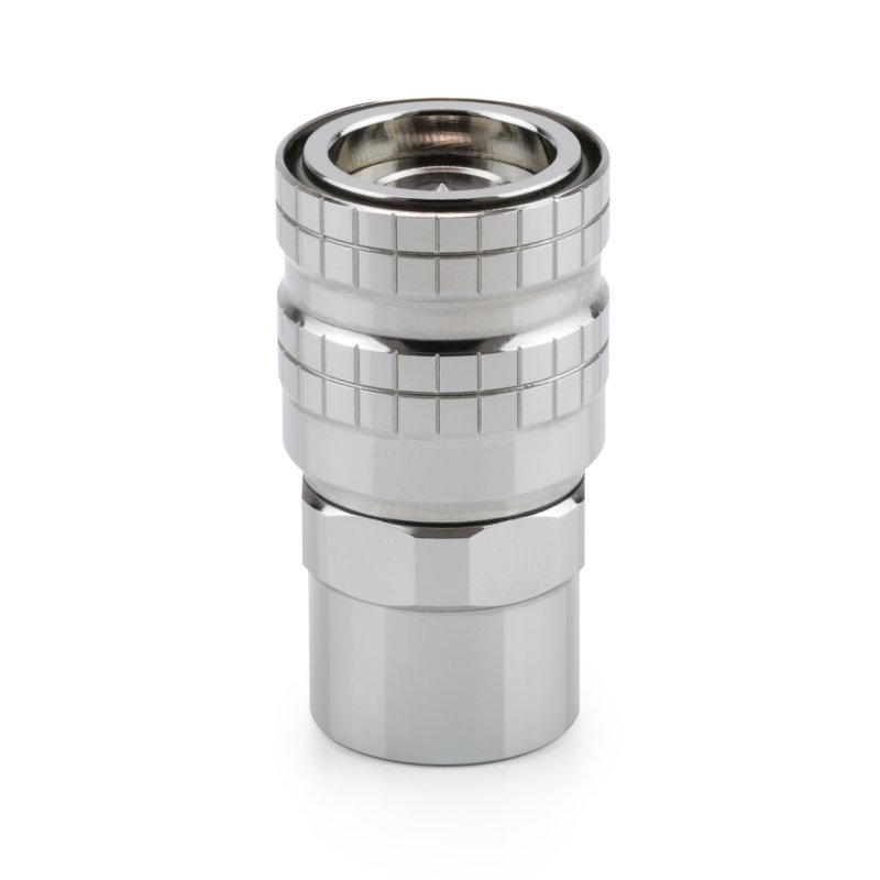 Thermal Grizzly DeltaMate Schnellkupplung Weiblich - F Glanz Nickel
