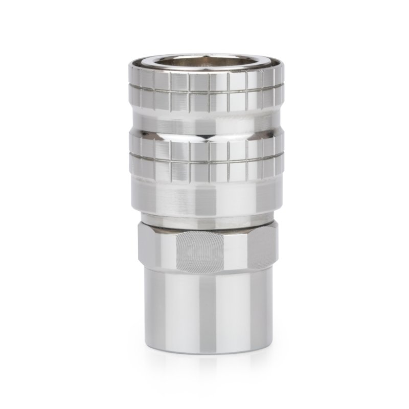 Thermal Grizzly DeltaMate Schnellkupplung Weiblich - F Glanz Nickel