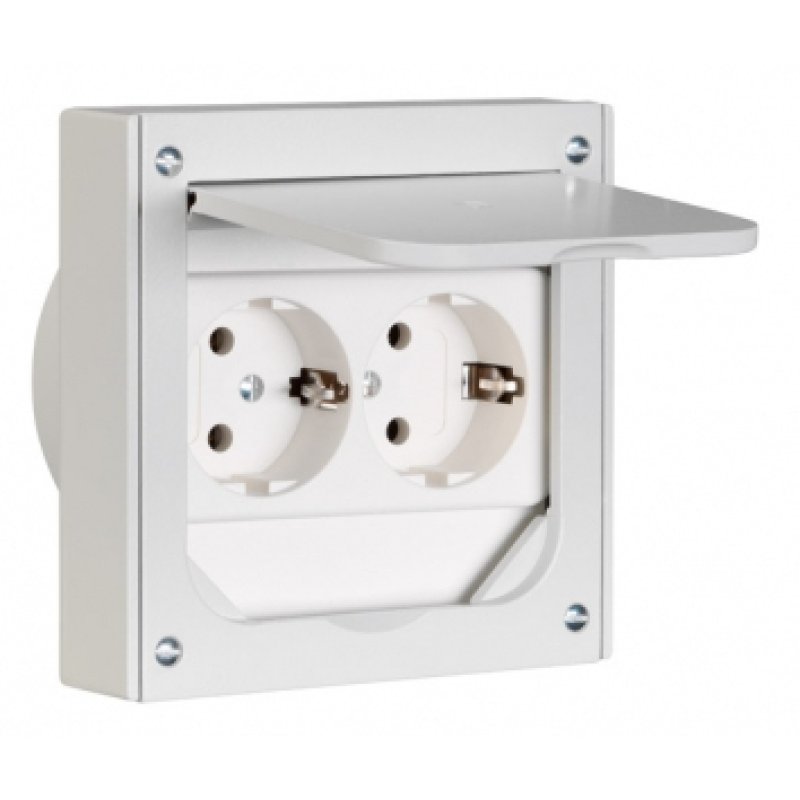 ABL SURSUM 1632490 prise de courant CEE 7/3 Gris