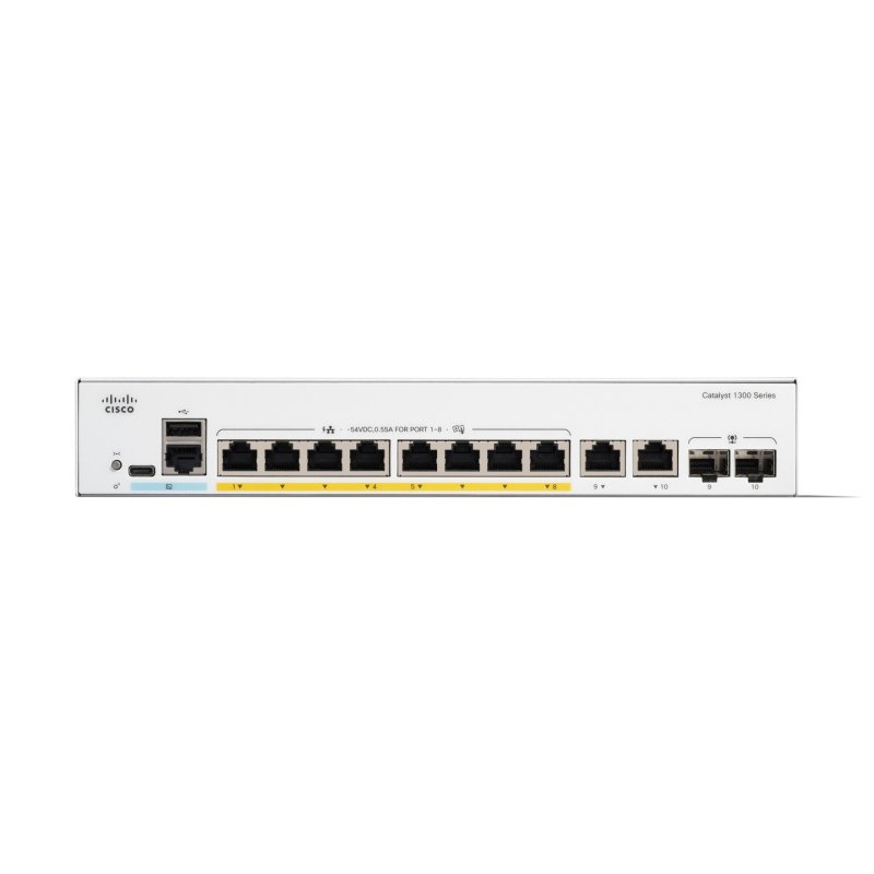 Cisco Catalyst 1300 Managed L2 Gigabit Ethernet (10/100/1000) Power over Ethernet (PoE) Grey