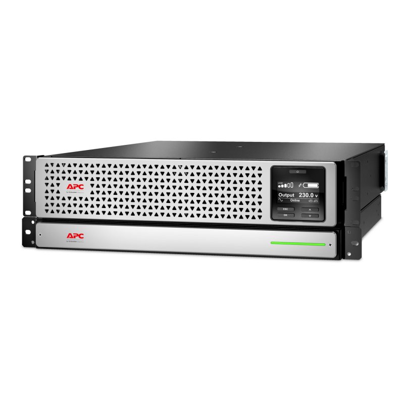 APC Smart-UPS On-Line, 1000VA, Lithium-ion, Rackmount 3U, 230V, 8x C13 IEC outlets, Network Card, Extended runtime, W/