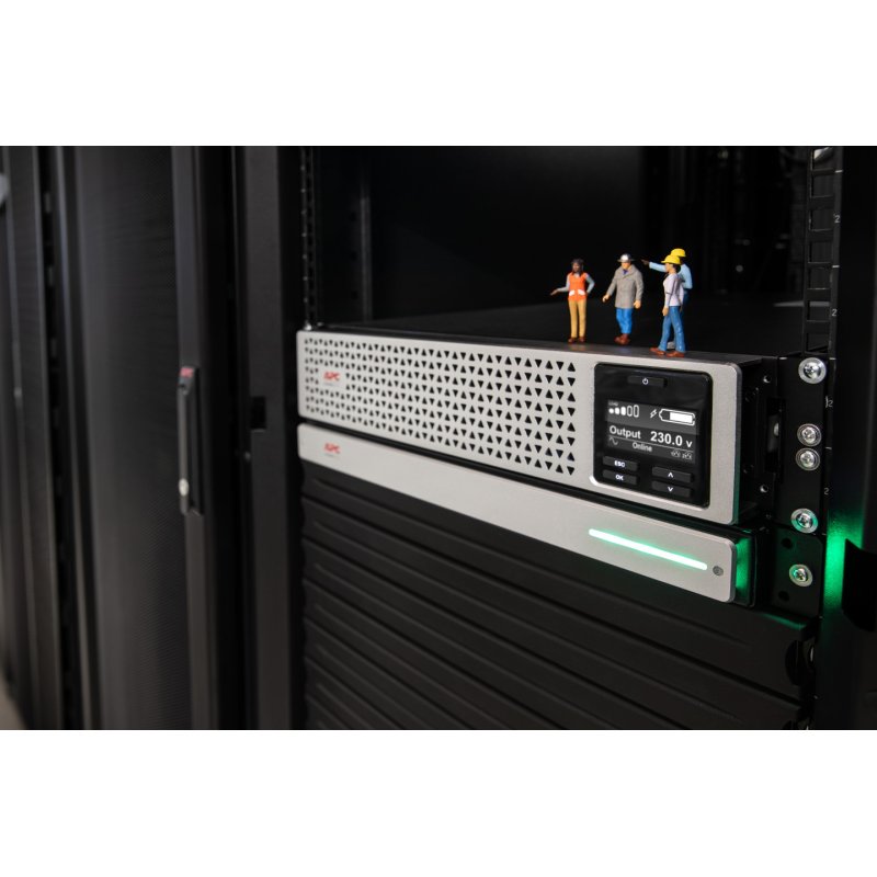APC SRTL1000RMXLI-NC alimentation d'énergie non interruptible Double-conversion (en ligne) 1 kVA 900 W 8 sortie(s) CA