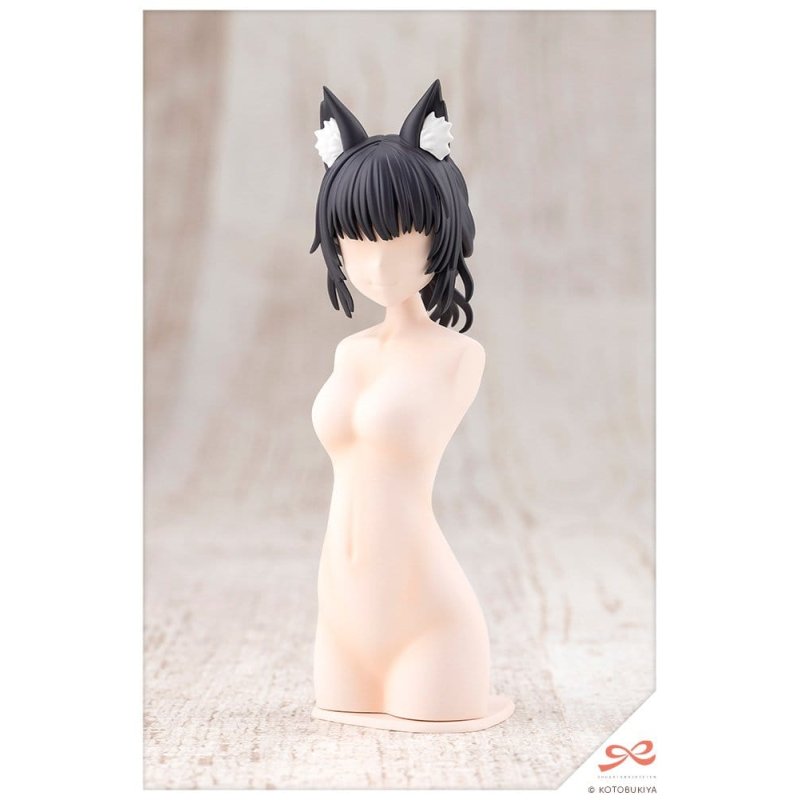 Sousai Shojo Teien Model Kit Accessory Set Arranged Wigs Animal Ears Messy Bun Fox 9 cm
