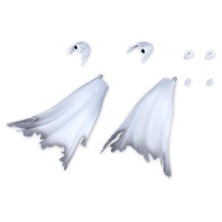 Kotobukiya M.S.G. Model Kit Accessory Set Dress Up Parts Side Cloak White Ver. 13 cm