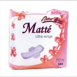Matté Ultra Wings Ultra-Thin Sanitary Pads 10 Count
